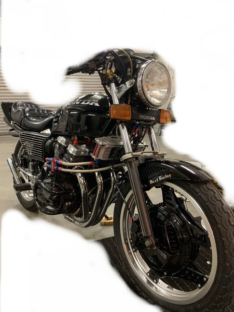 K.NAOCBX400F 500F 外装一式　ソリッド黒　ビート　BEET