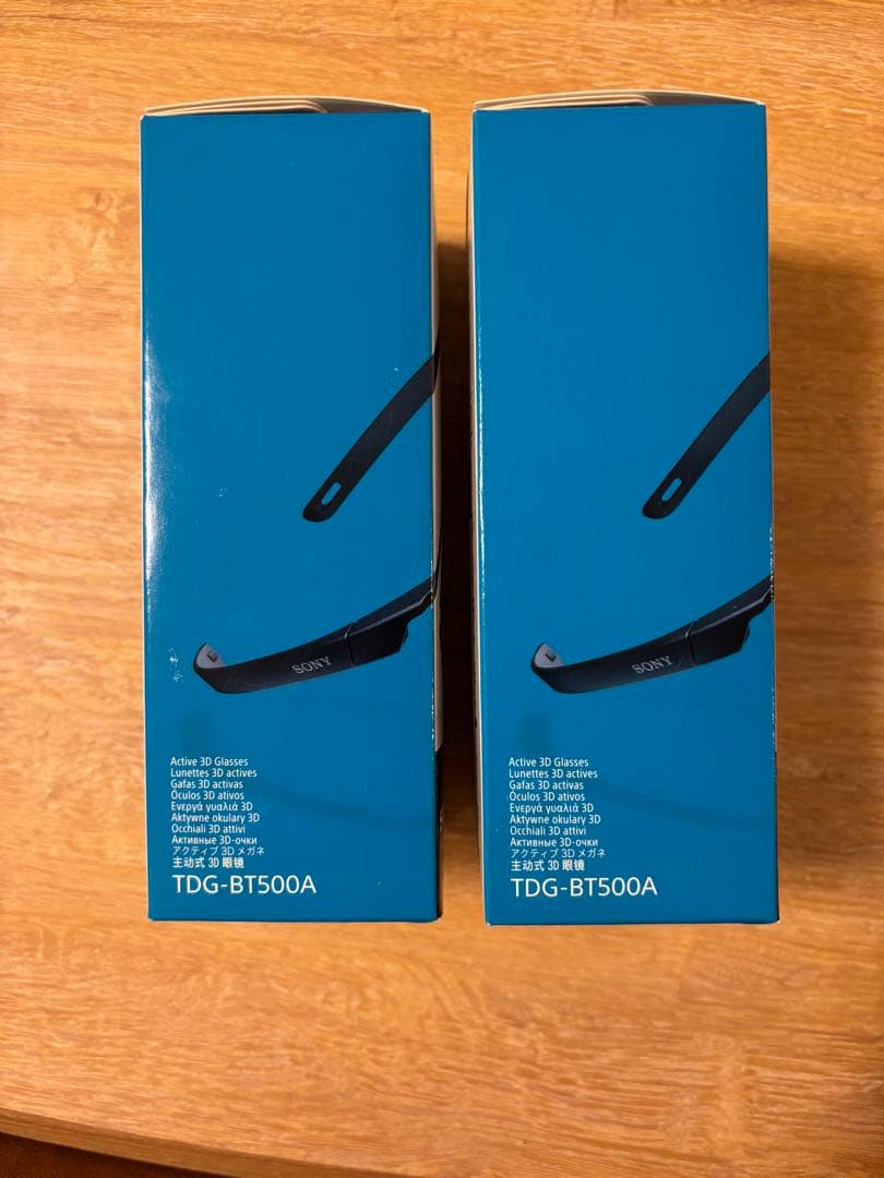 【未使用】SONY アクティブ3Dメガネ TDG-BT500A 2個セット