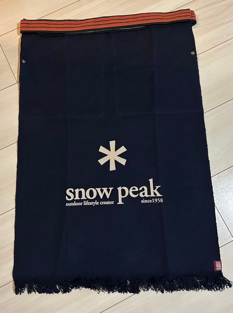 【非売品】スノーピーク 前掛け ポイントギフト