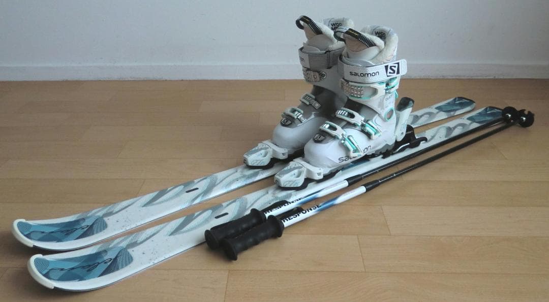 ■■11月限定■送料無料■ELAN■女性用スキー4点セット■140/23.5■■