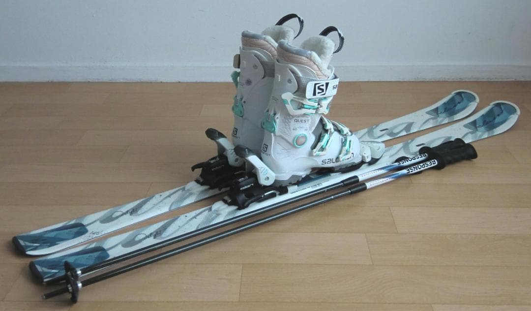 ■■11月限定■送料無料■ELAN■女性用スキー4点セット■140/23.5■■