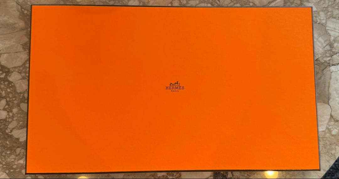 HERMES ブラック カシミヤ マフラー 新品