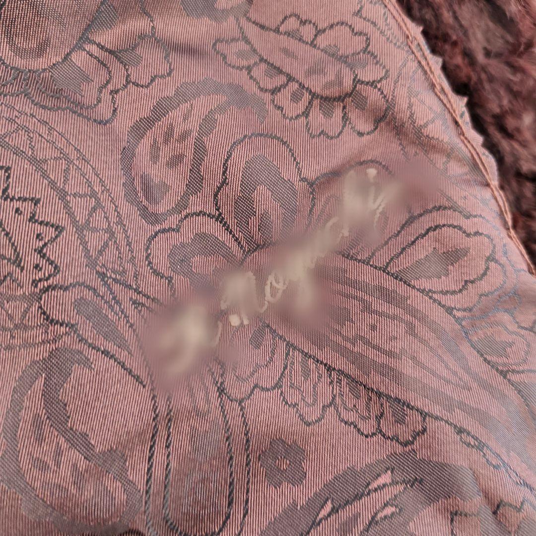 Altima シェアードミンク ロングコート えんじ色 フリーサイズ