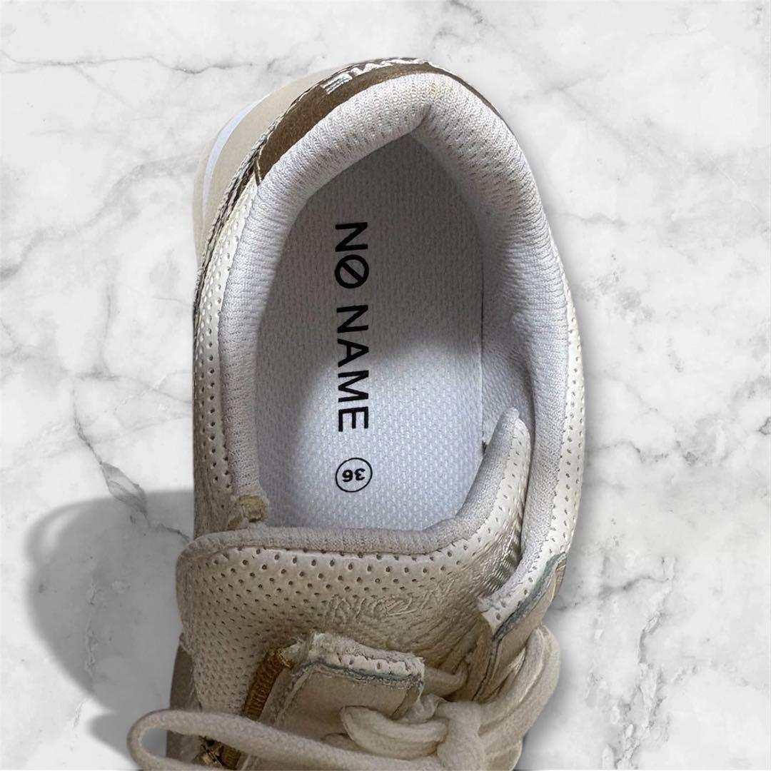 新品 NO NAME ノーネーム スピードジョガー サンド パイソン柄23cm