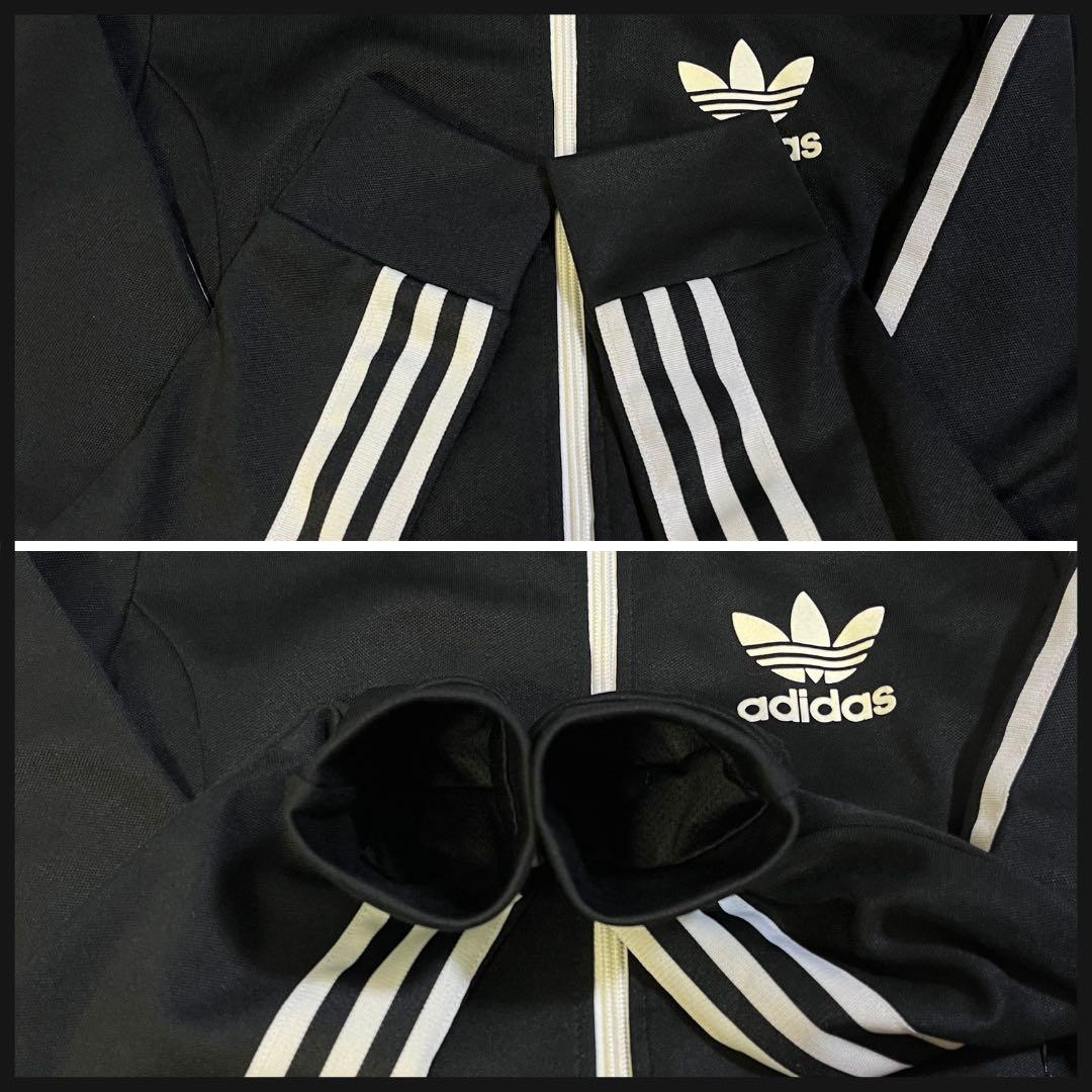 【美品】adidas　トラックジャケット　L　 ジャージ　花柄　男女兼用　刺繍