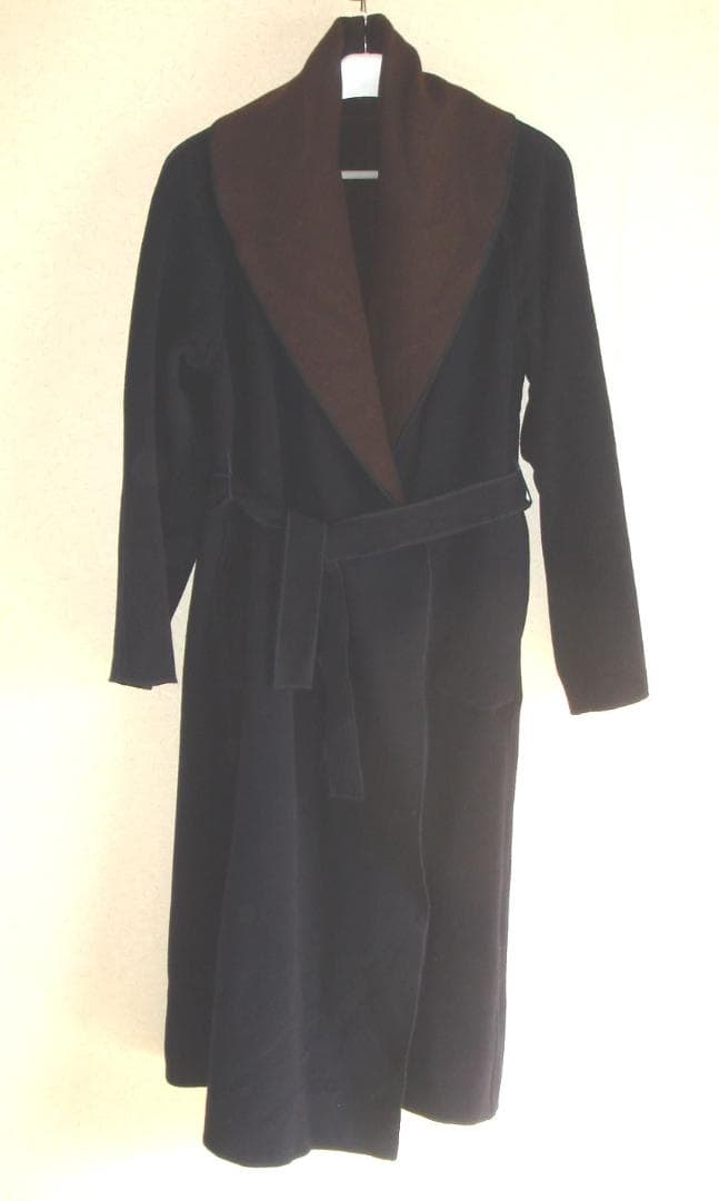 FENDI フェンディ リバーシブル ロングコート ネイビー/ブラウン