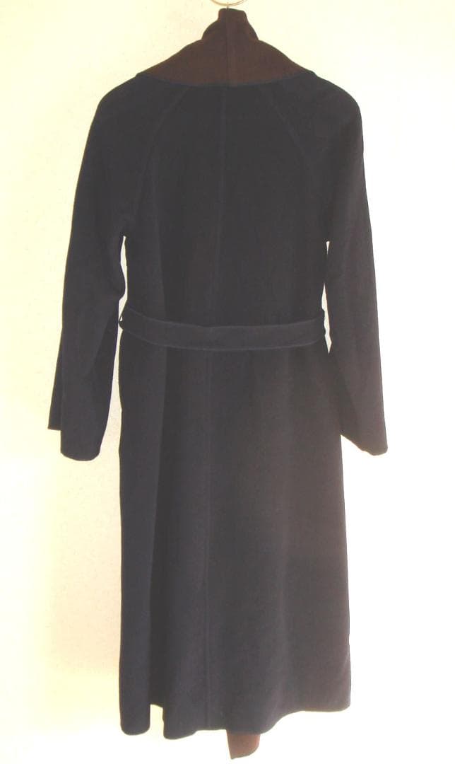 FENDI フェンディ リバーシブル ロングコート ネイビー/ブラウン