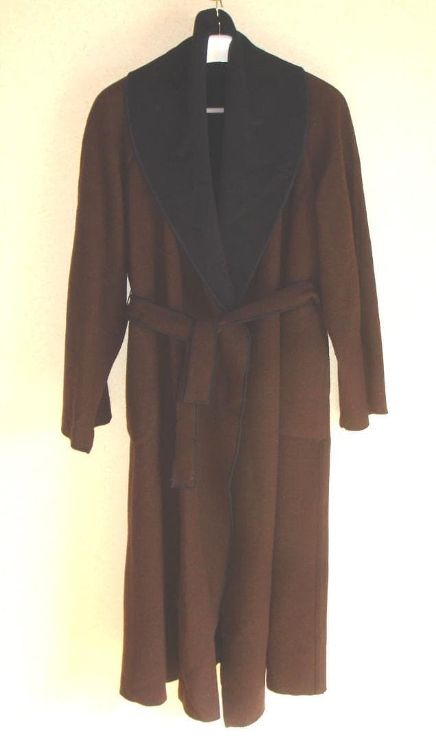 FENDI フェンディ リバーシブル ロングコート ネイビー/ブラウン