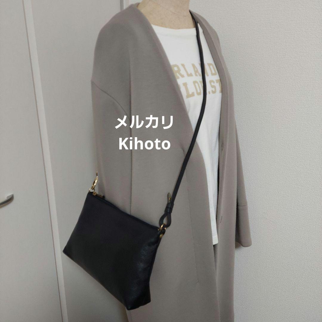 イルビゾンテ ILBISONTE ショルダー スクエア 2way 黒