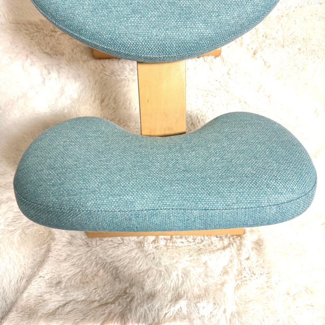 【美品】バランスチェア イージー balans Easy ネイビー　リボ