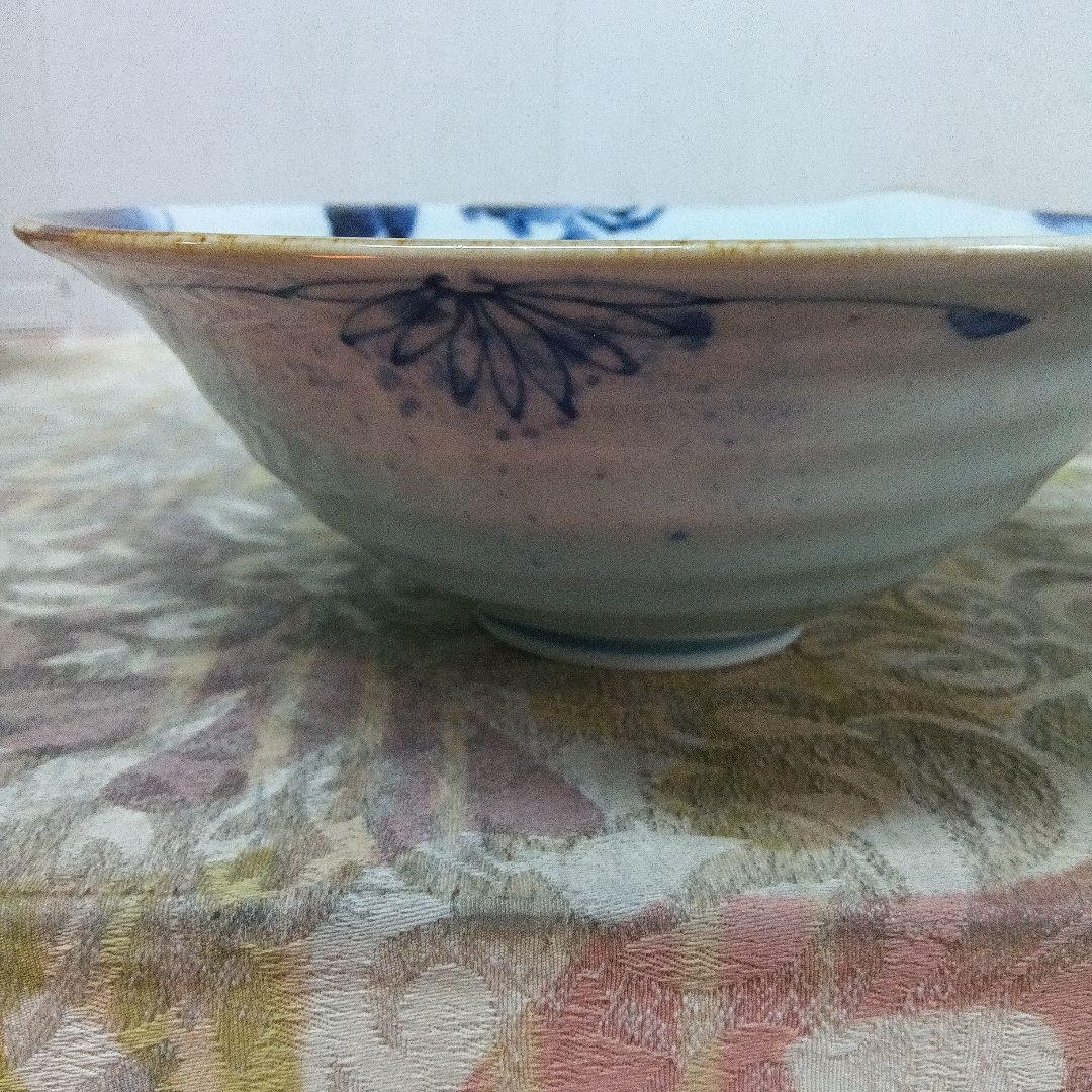 藍柿右衛門染付蟹鉢