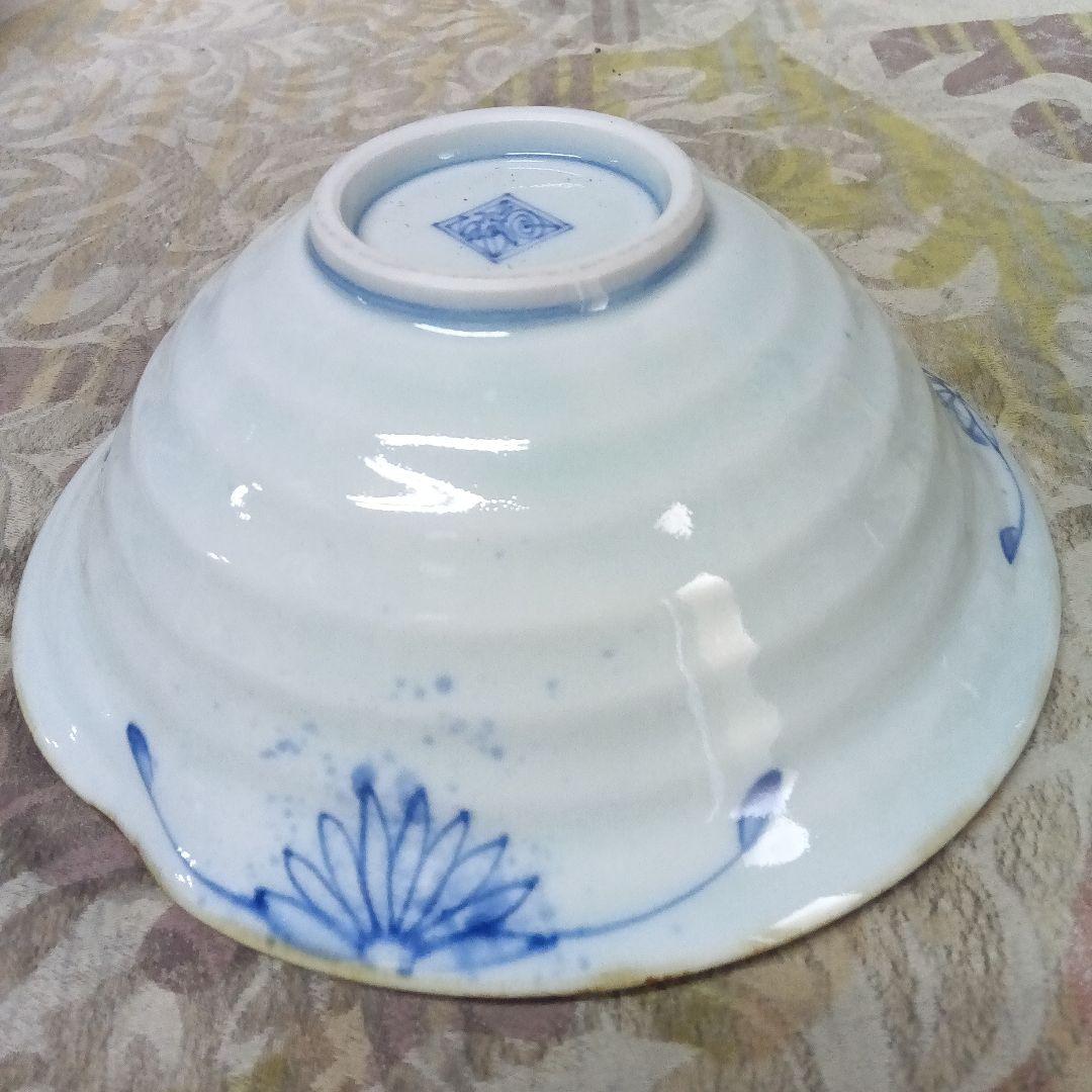 藍柿右衛門染付蟹鉢