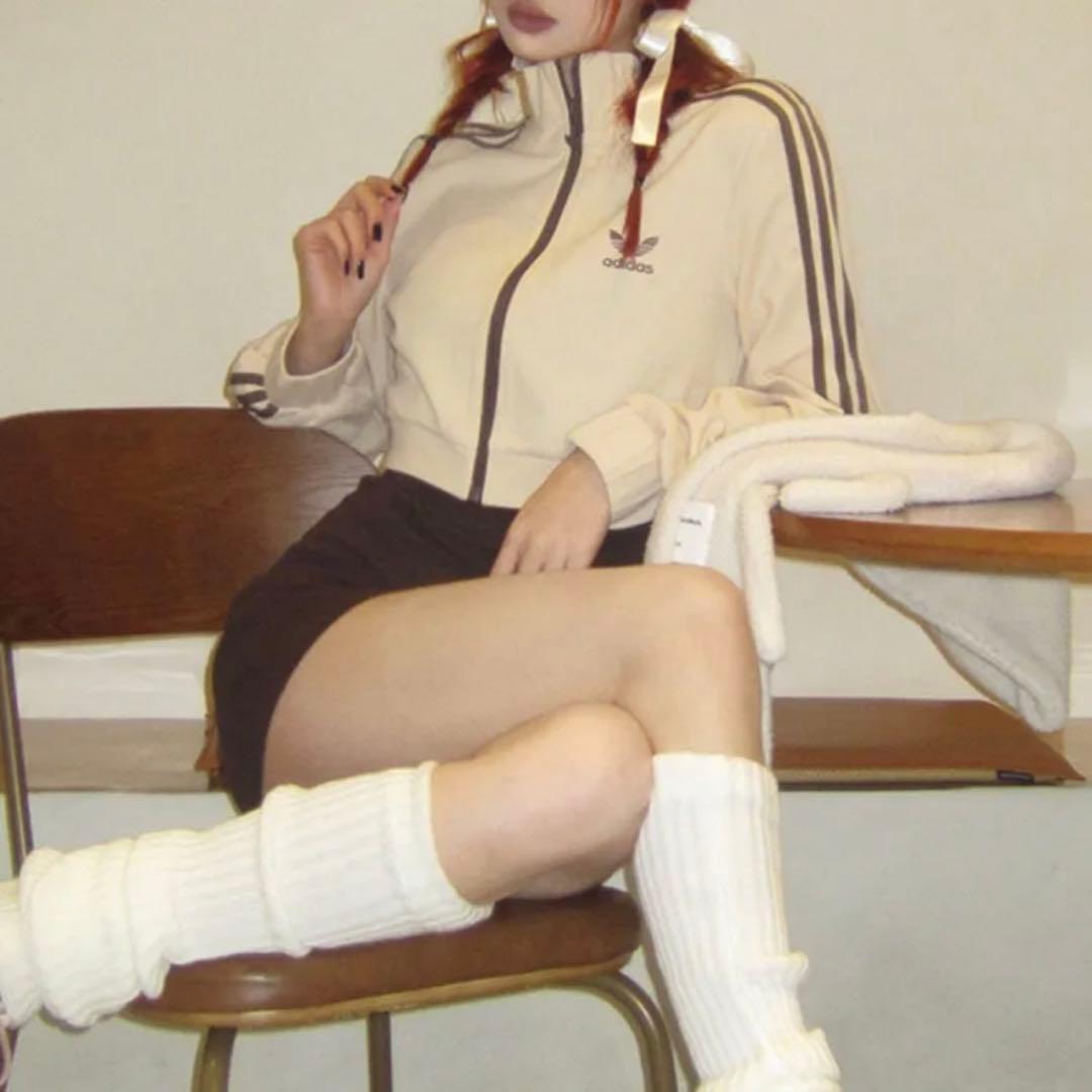 adidas originals ワッフルクロップドトラックジャケット