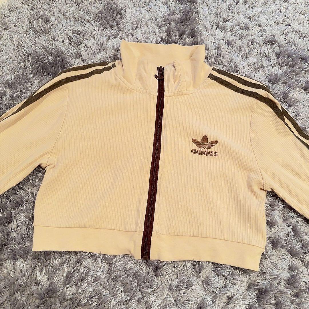 adidas originals ワッフルクロップドトラックジャケット