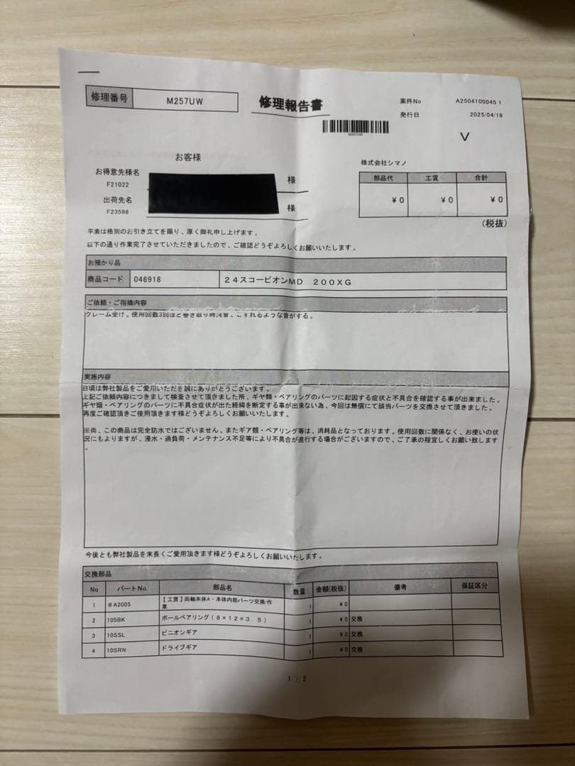 SHIMANO Scorpion MD 200XG ベイトリール