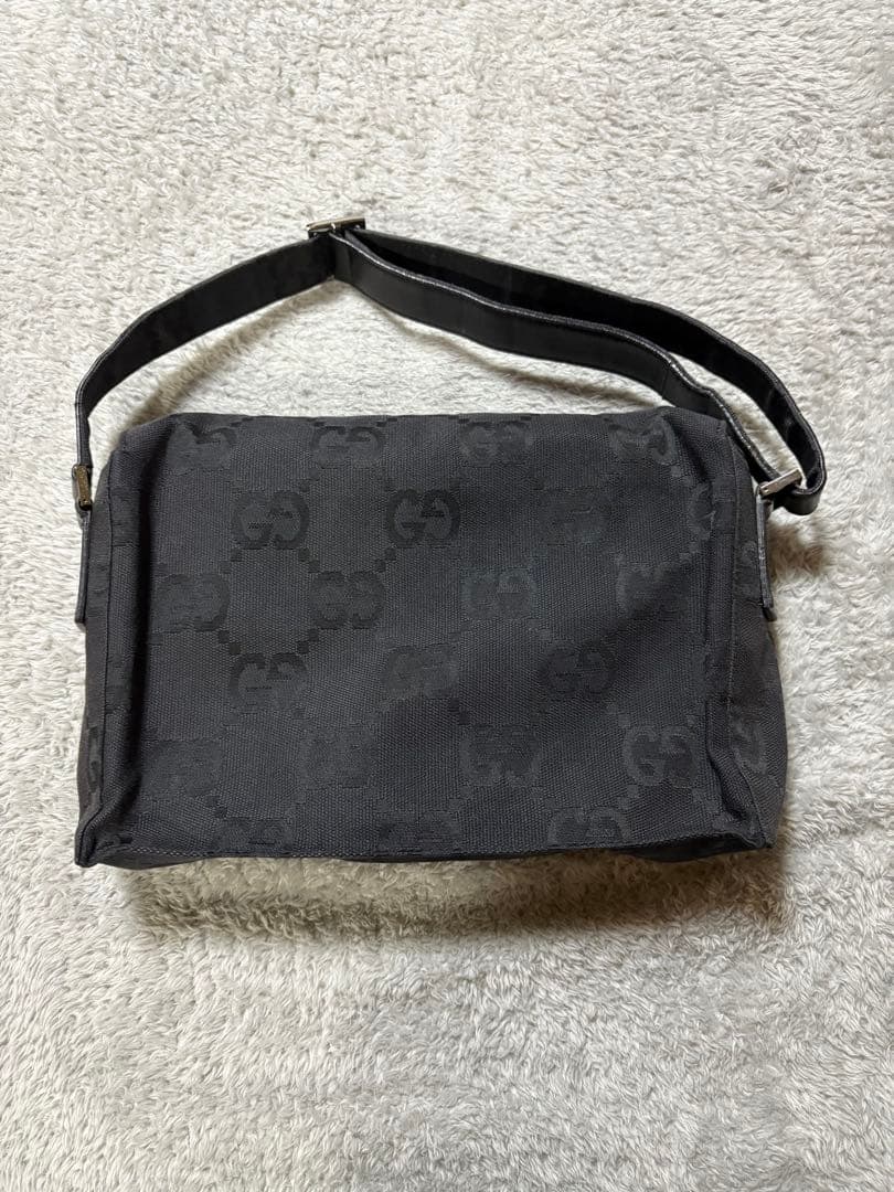 Ｒ*Ｅ様 GUCCI グッチ　ジャンボGGショルダーバック　黒