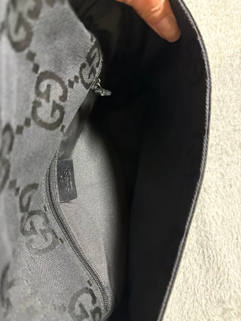 Ｒ*Ｅ様 GUCCI グッチ　ジャンボGGショルダーバック　黒