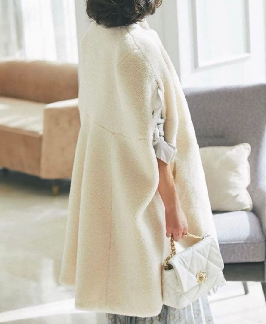 美品✨完売品　SEVENTEN ロングケープ　ファージレ　セブンテン