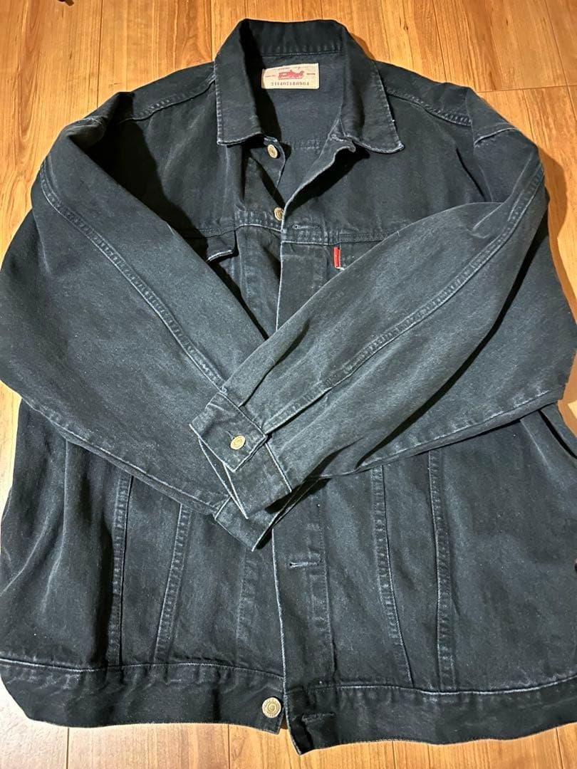 ungrid ビックシルエットデニムジャケット ブラックデニム