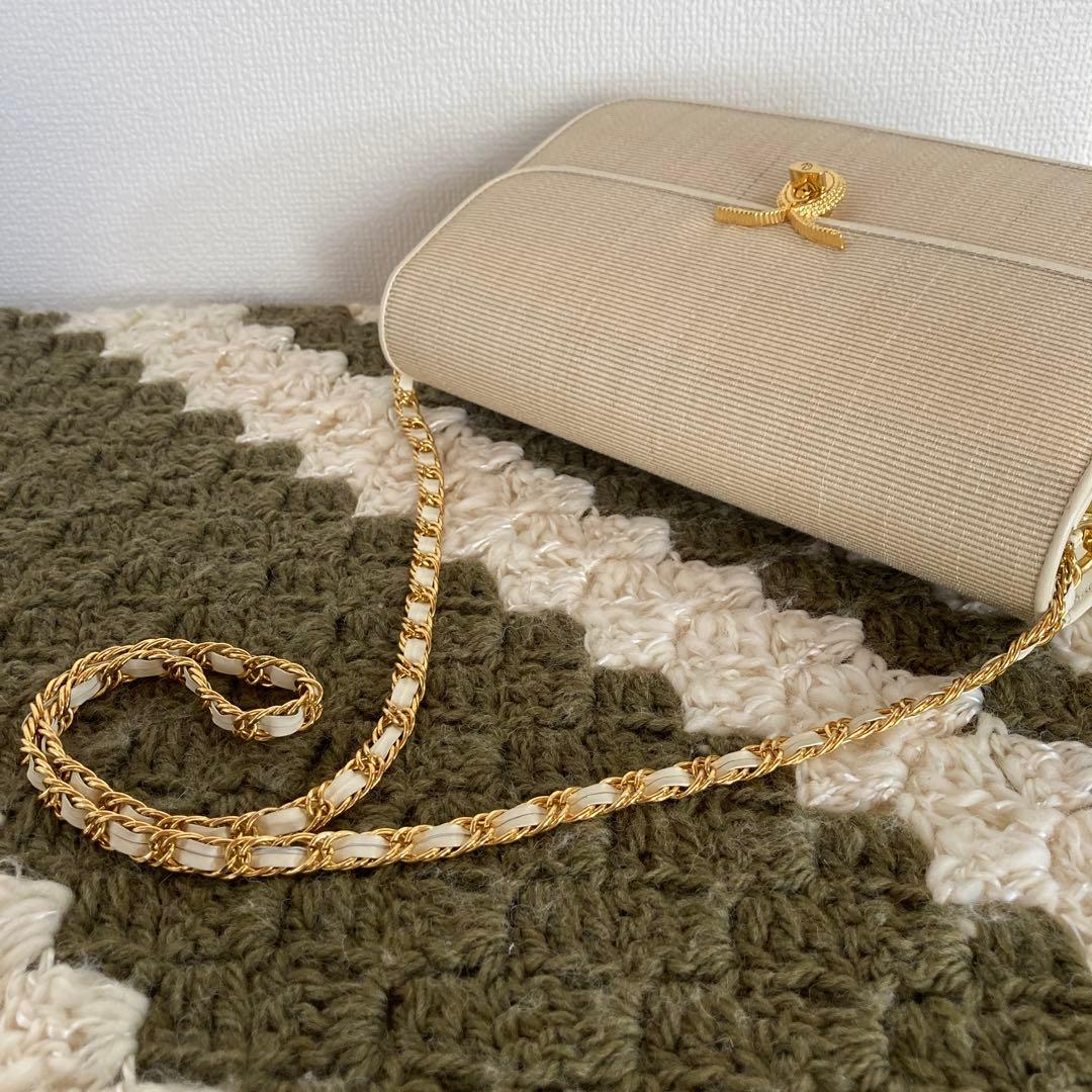 GuyLaroche ギラロッシュ ホースヘアー本革レザー チェーンバッグ