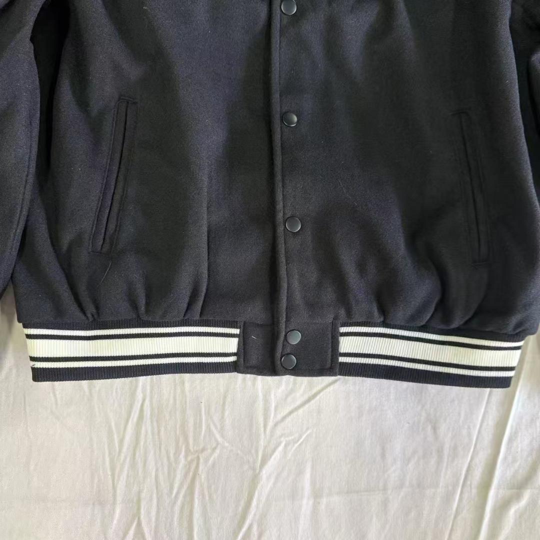 CDG X Stussy Varsity Jacket 黒M