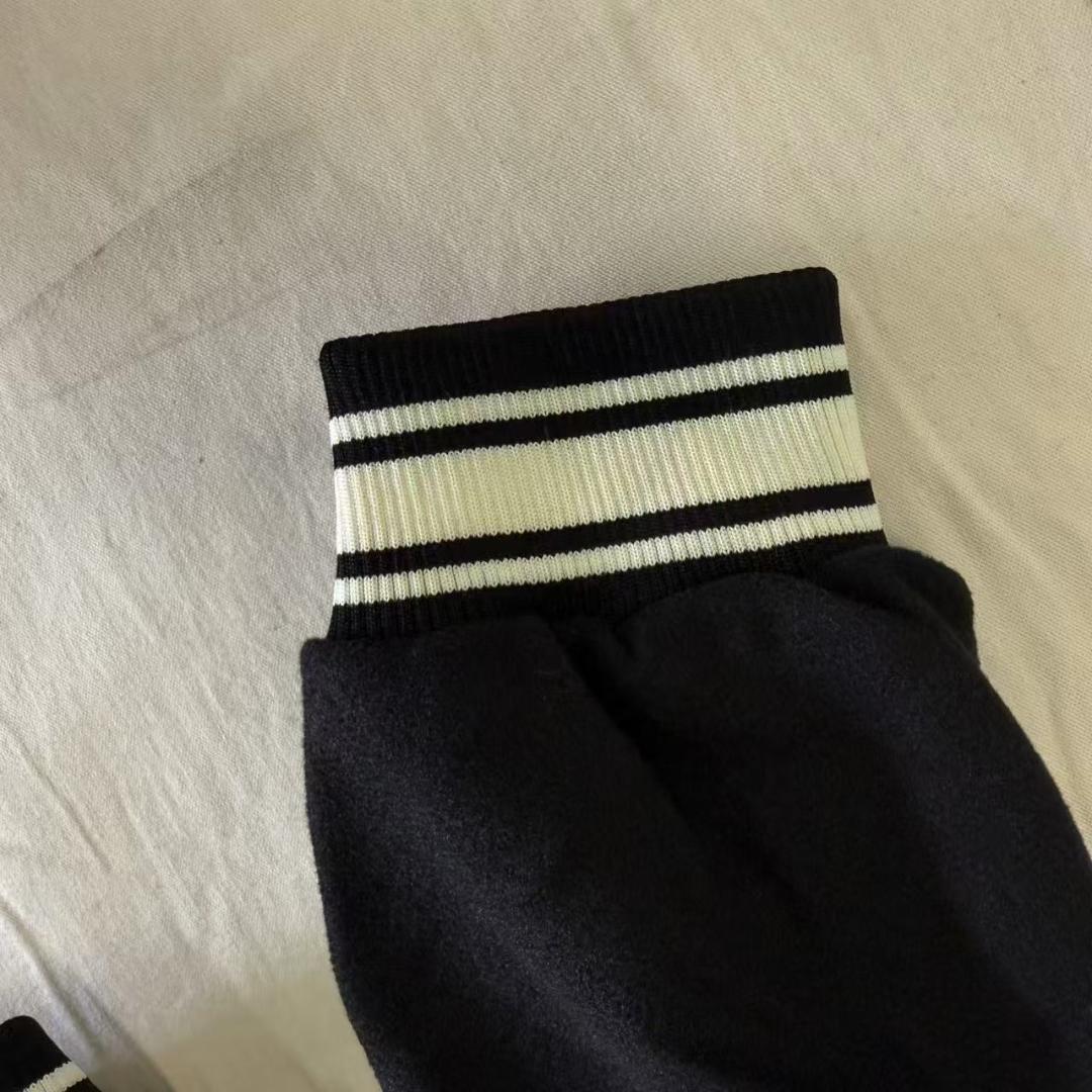 CDG X Stussy Varsity Jacket 黒M