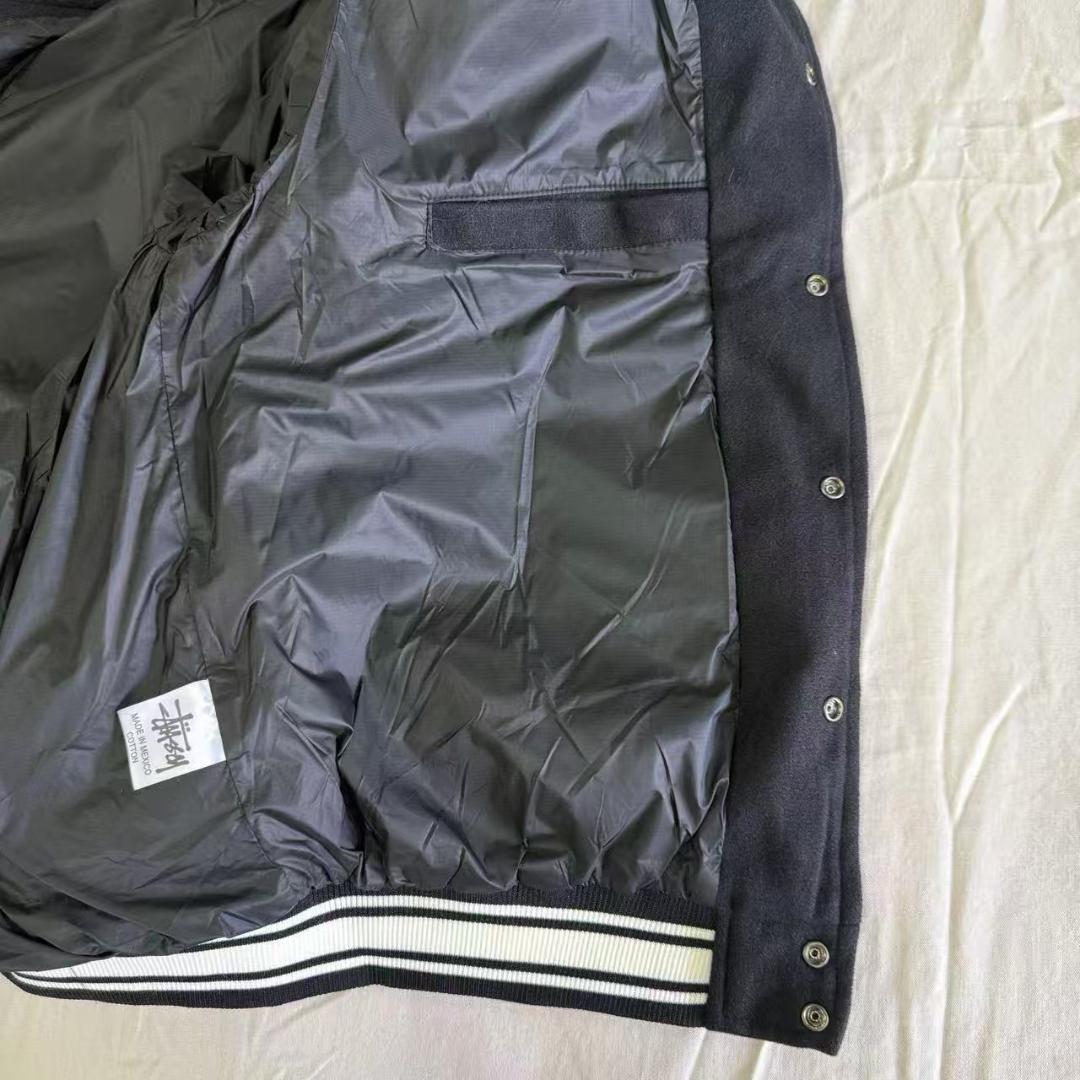 CDG X Stussy Varsity Jacket 黒M