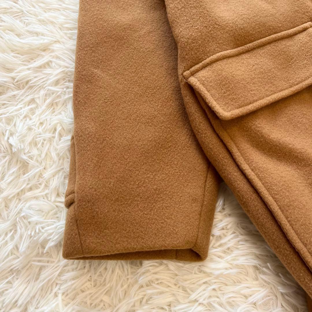 美品✨ emmi　エミ　リサイクルウールロングコート　キャメル