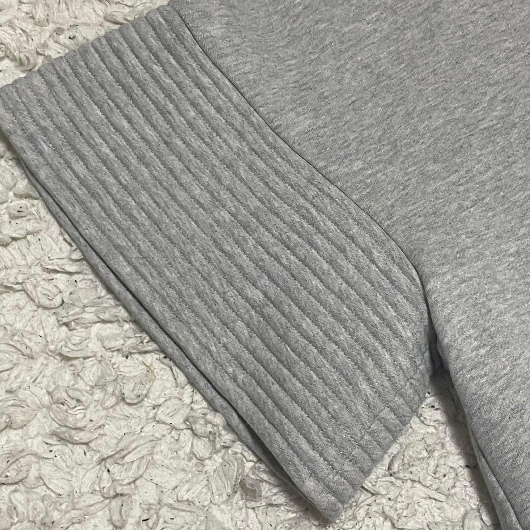 【美品】PATOU オーガニックコットン オーバーステッチ半袖スウェットシャツ