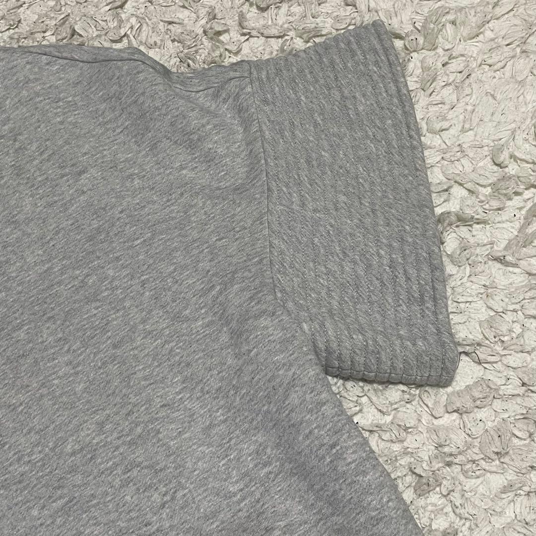 【美品】PATOU オーガニックコットン オーバーステッチ半袖スウェットシャツ