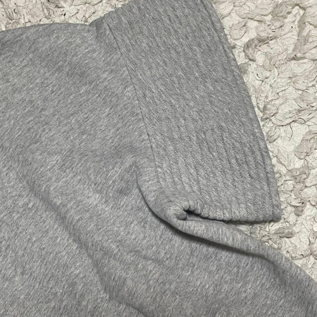 【美品】PATOU オーガニックコットン オーバーステッチ半袖スウェットシャツ