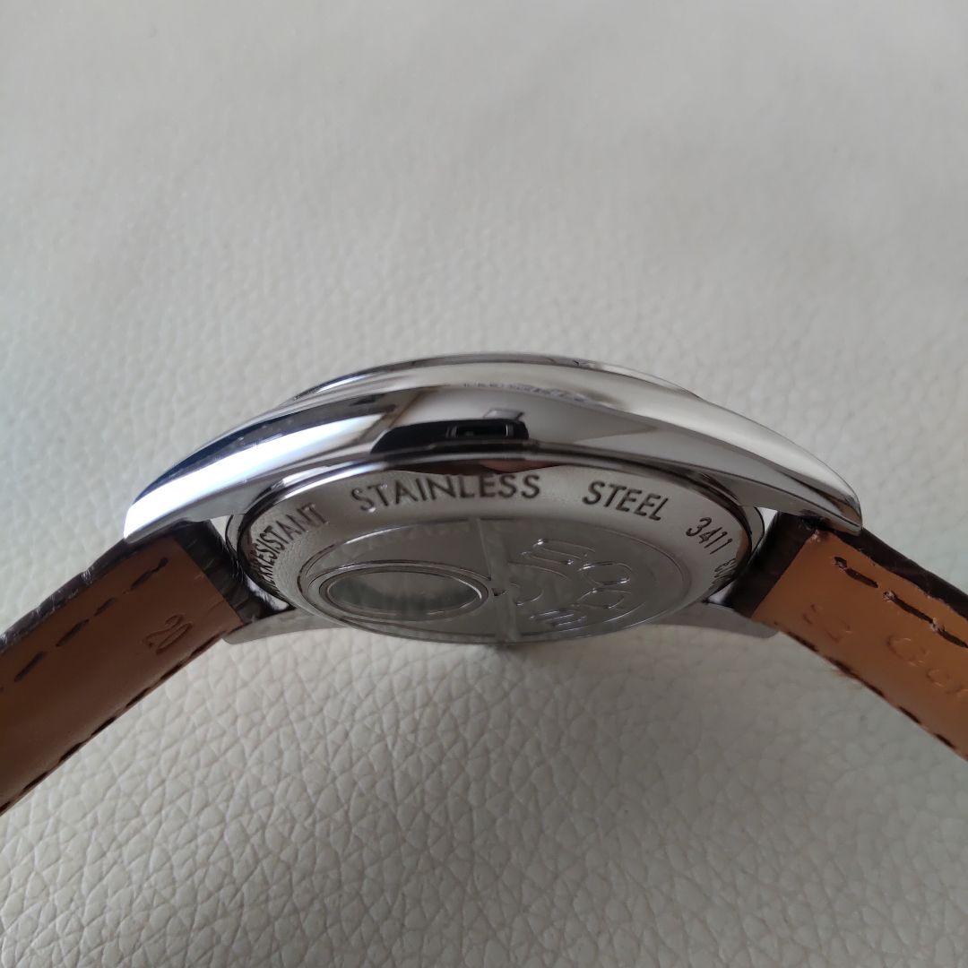 【ジャンク】EPOS オートマチック ・デイト　 ブラウンクロコレザー