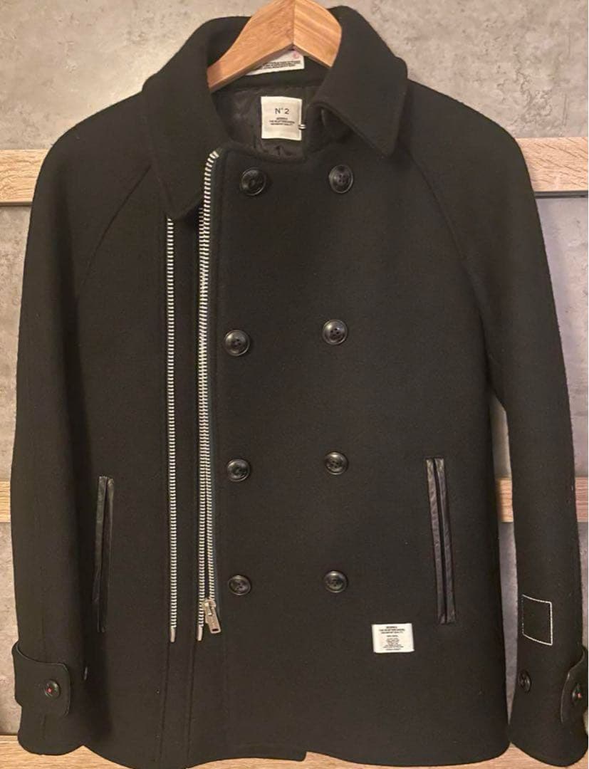 極美品　ベドウィンダブルファスナーＰコート