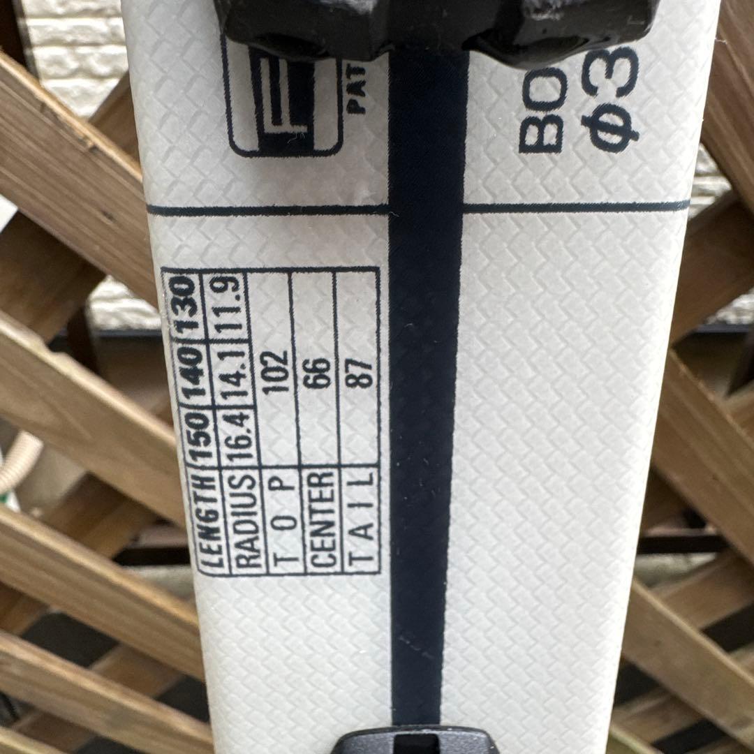 【タイムセール】 JUNIORスキー130 MARKERビンディング