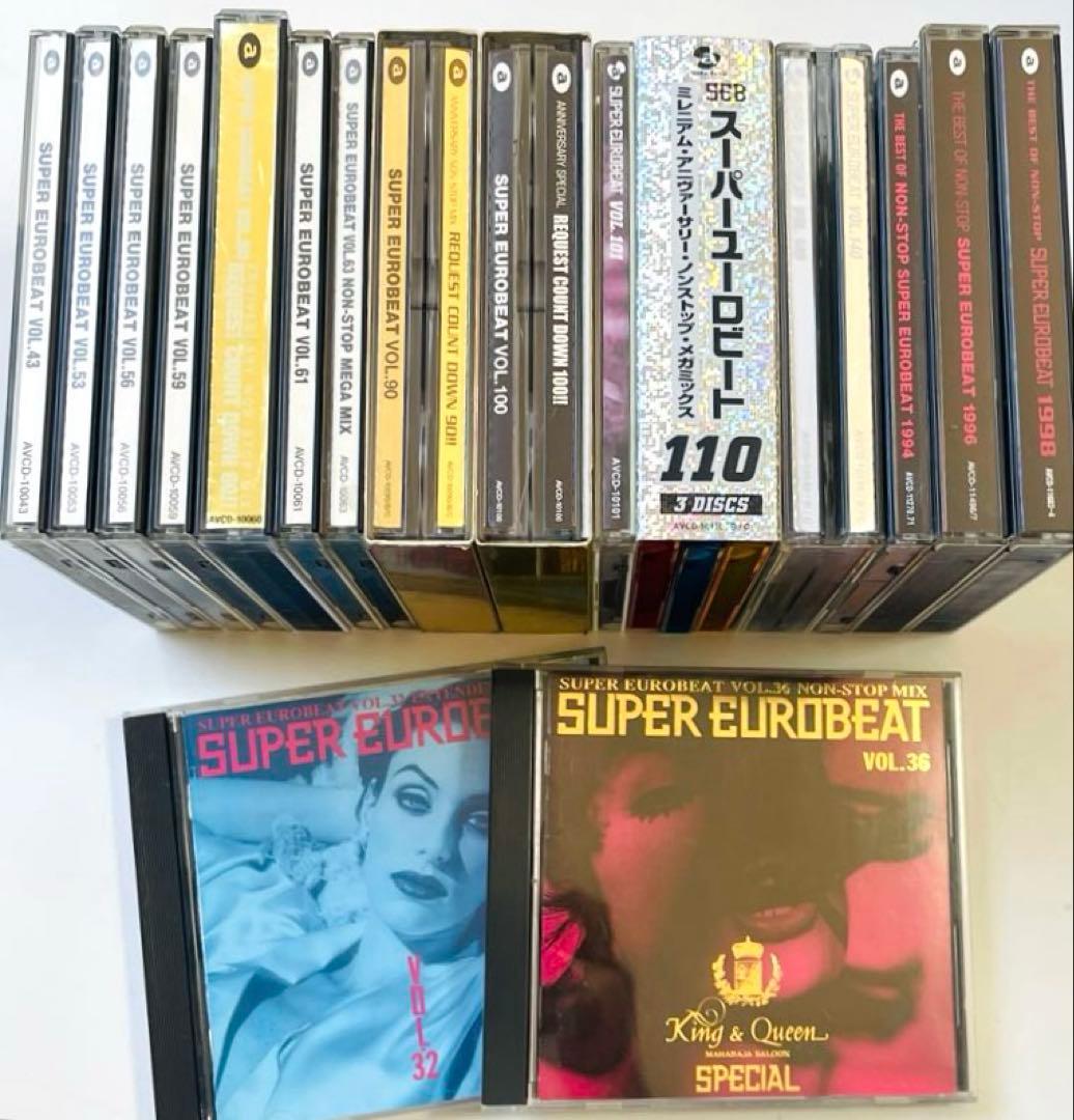 スーパーユーロビート SUPER EUROBEAT 17枚セット