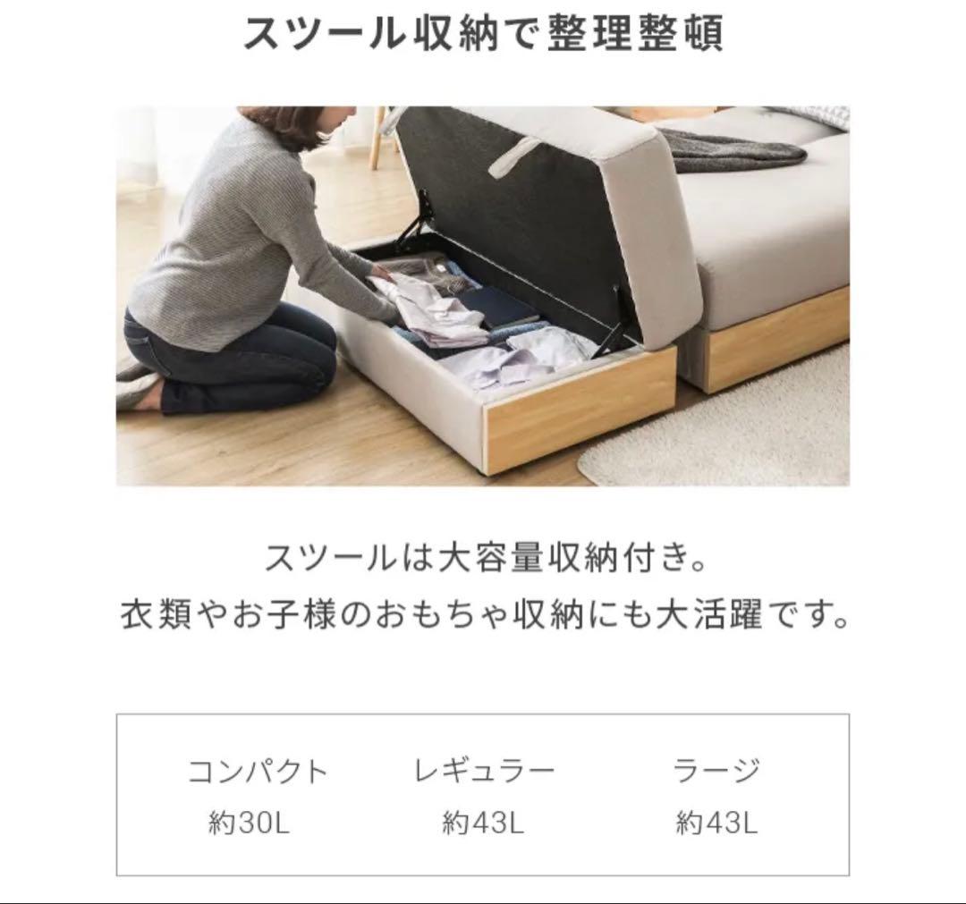【SlimShady】モダンデコ ソファー 収納付き ソファーベッド
