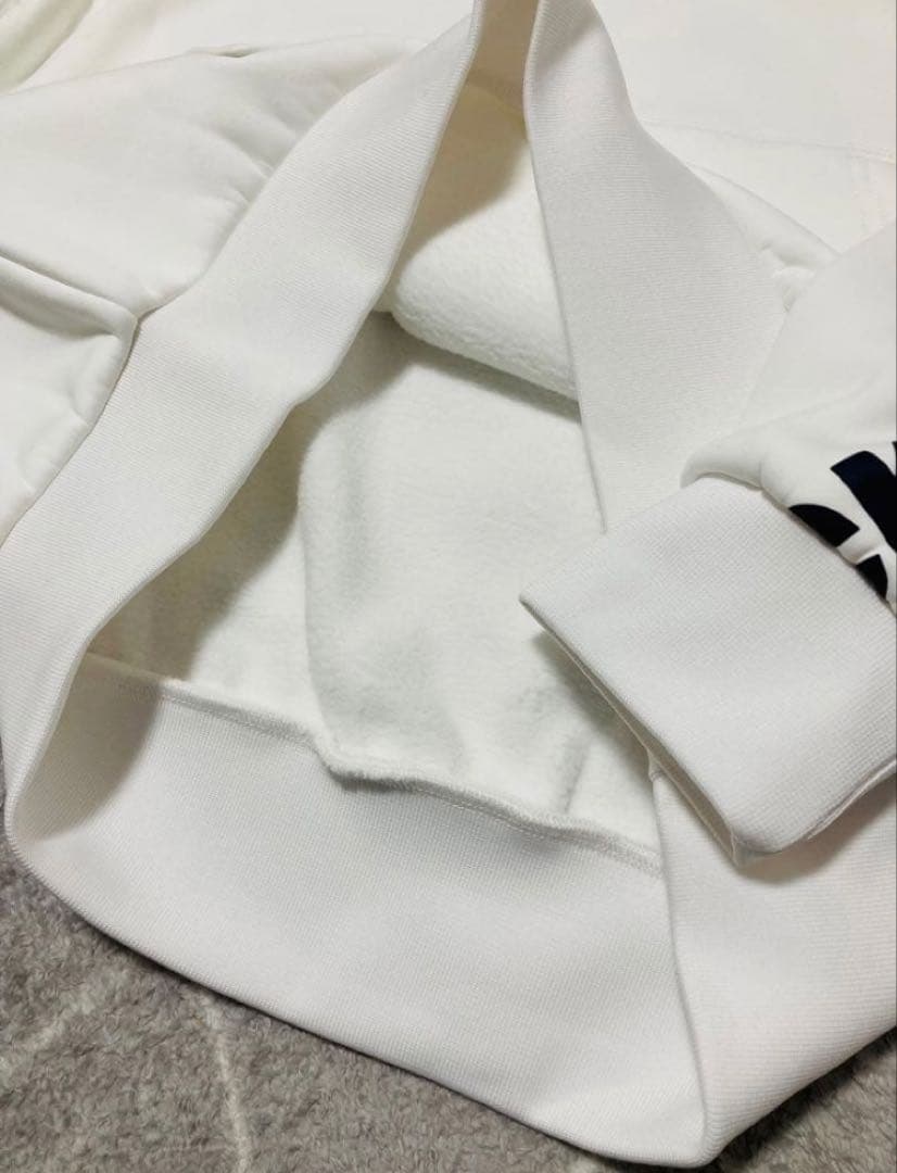 新品 ジャックバニー KARUISHI 裏フリースフーディ(4)サイズM/白