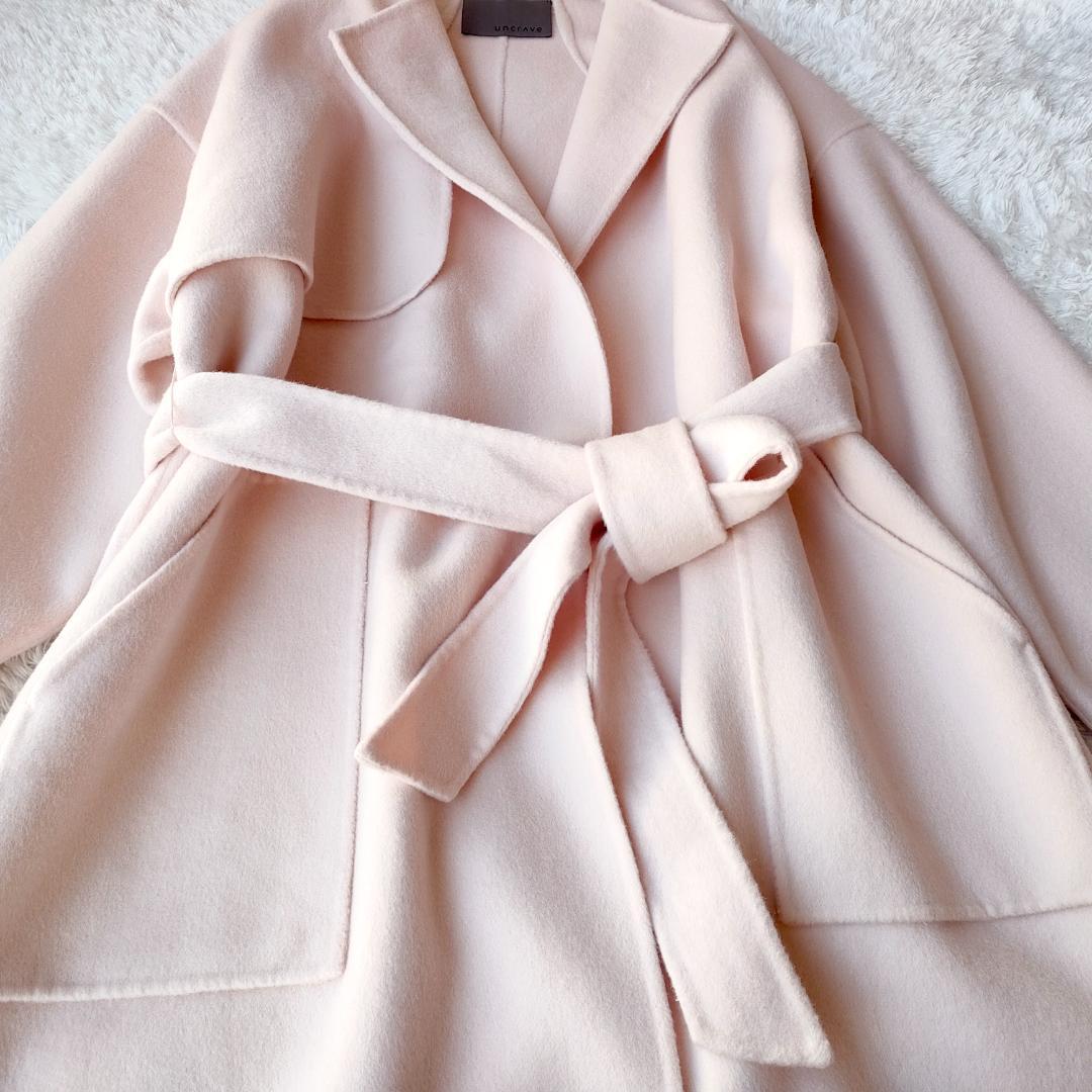 アンクレイヴ ウールリバーロングコート ベルト ベルテッドコート 1 ピンク 1