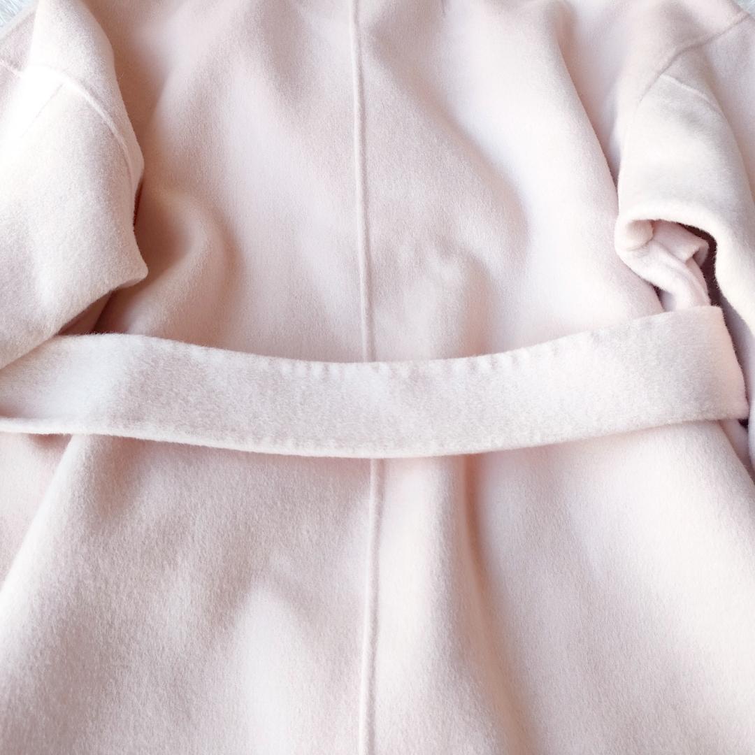 アンクレイヴ ウールリバーロングコート ベルト ベルテッドコート 1 ピンク 1