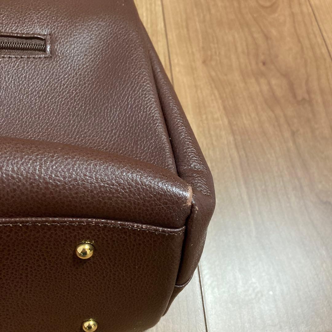 HAMANO トートバッグ A4 茶色