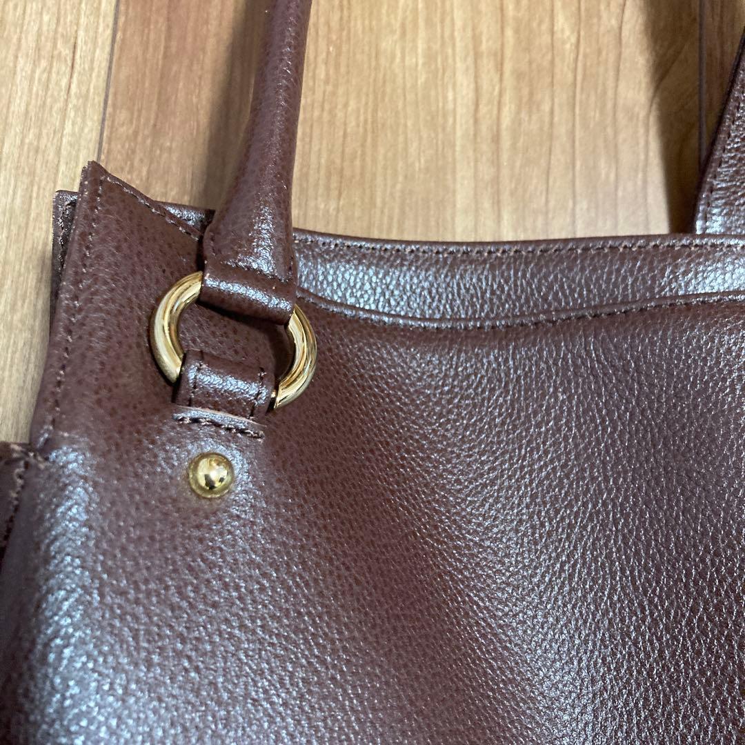 HAMANO トートバッグ A4 茶色