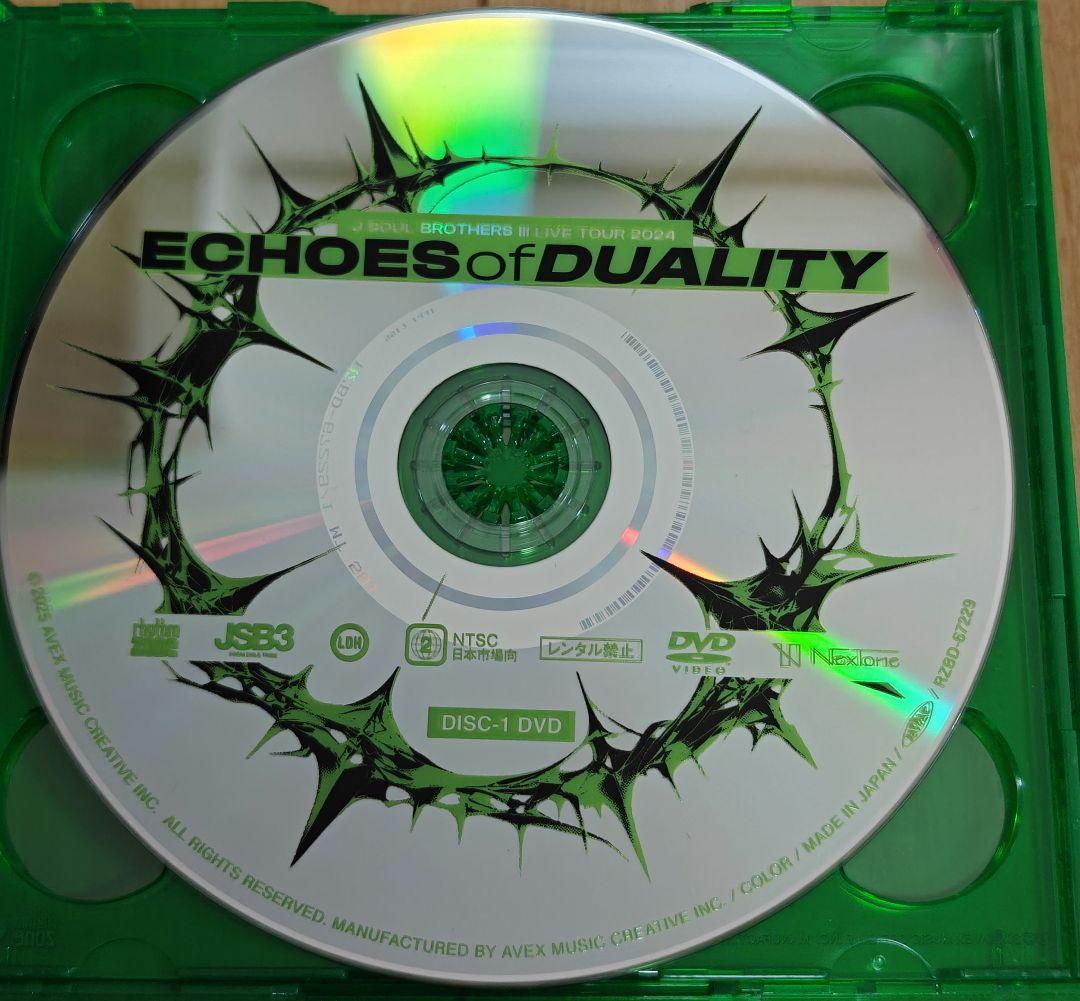 三代目J SOUL BROTHERS ECHOES OF DUALITY DVD