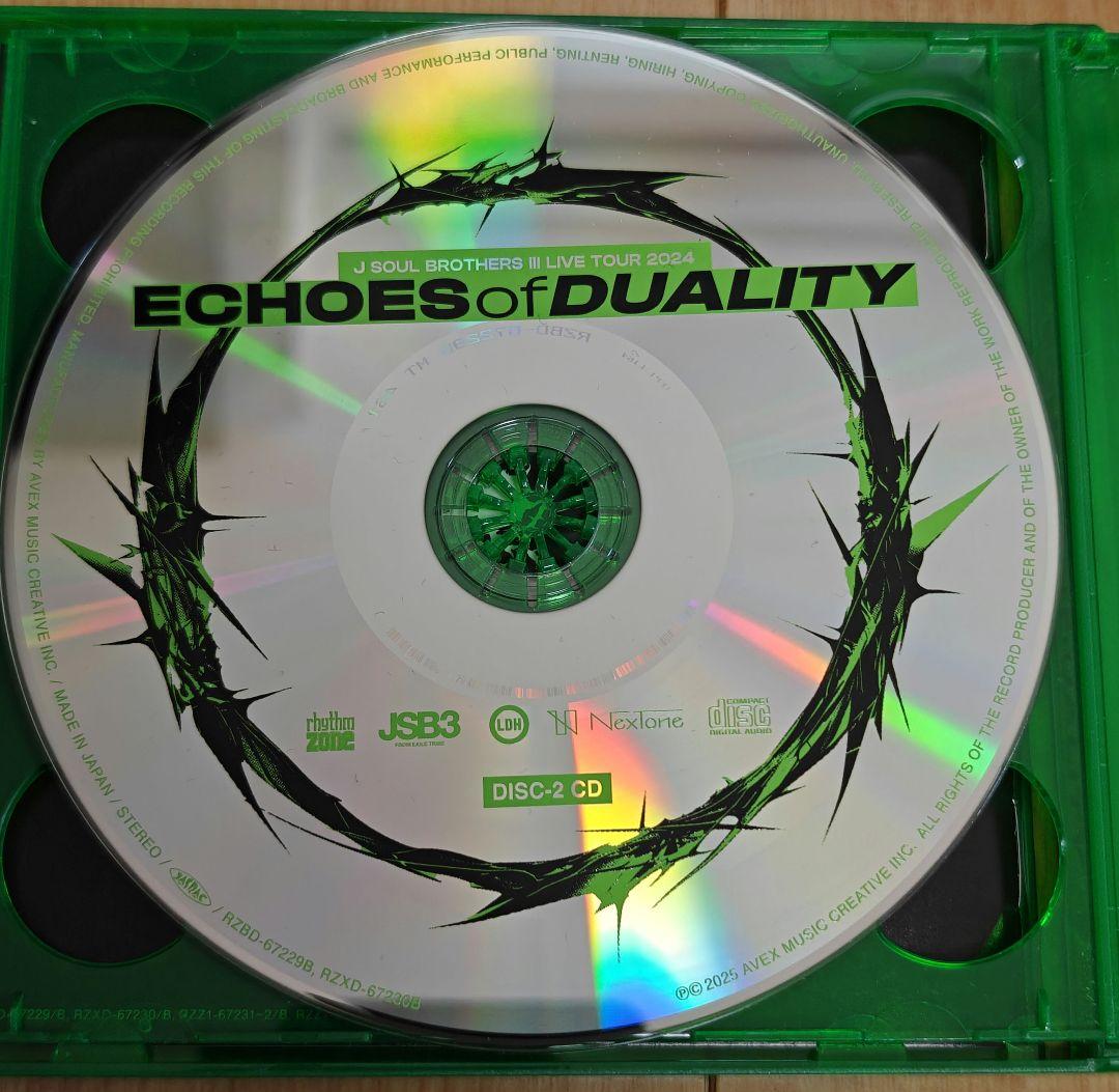 三代目J SOUL BROTHERS ECHOES OF DUALITY DVD