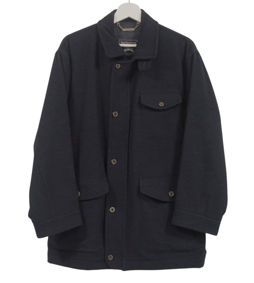 日本製正規品 90s Vintage BURBERRYS ウールコートジャケット