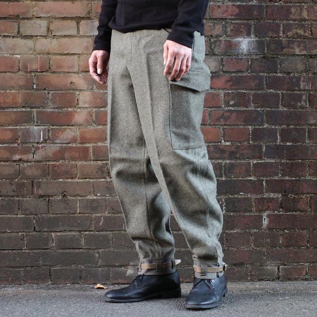 40s Swedish Military スウェーデン軍ウールパンツヴィンテージ