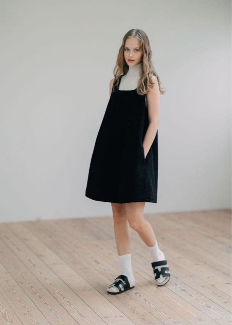 ワンピース pois square poodle onepiece