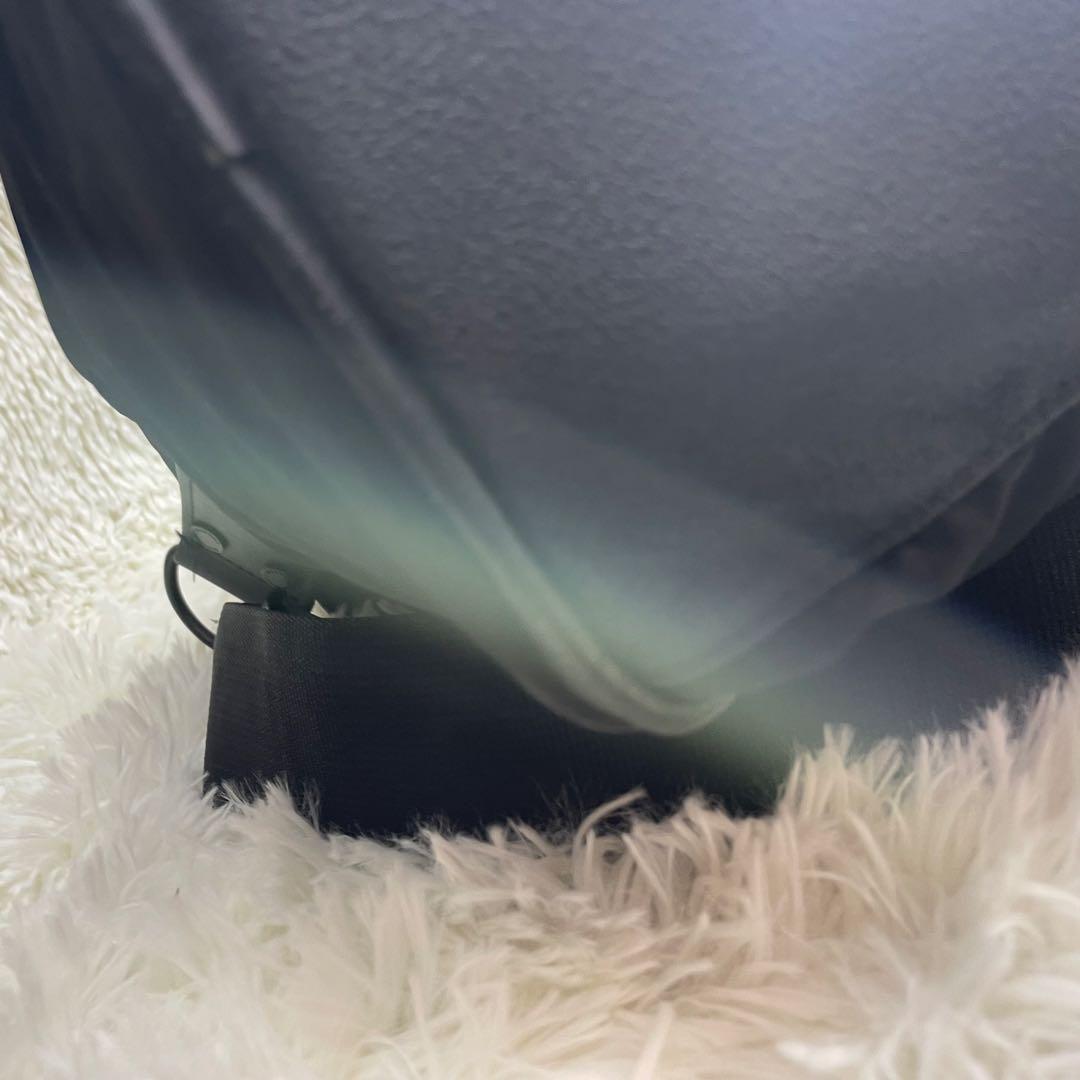 【美品】ディーゼル 2way ボストンバッグ ドラムバッグ ナイロン レザー 黒