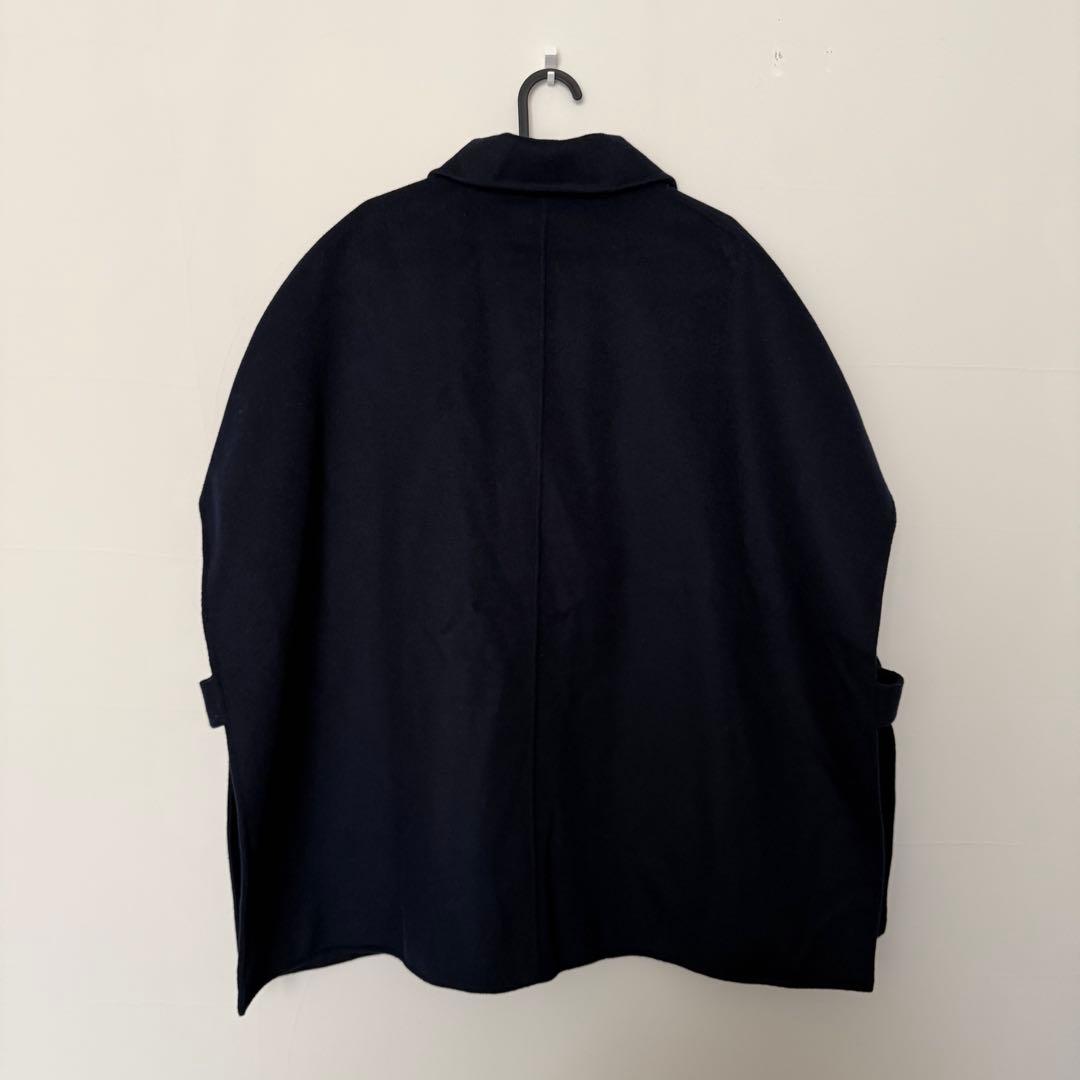 【美品】ジャーナルスタンダードレリューム　ウールナイロンリバーベスト　ネイビー