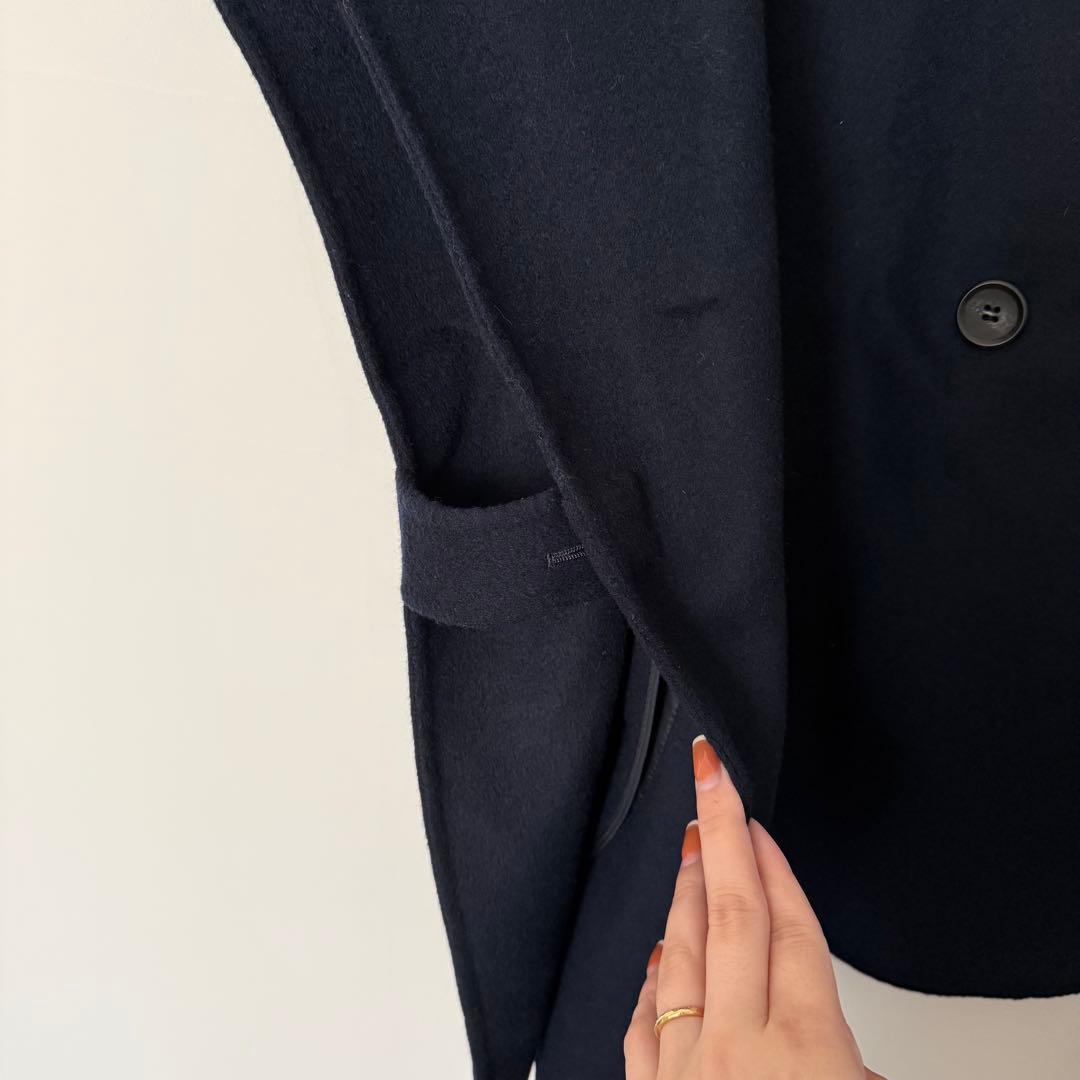 【美品】ジャーナルスタンダードレリューム　ウールナイロンリバーベスト　ネイビー