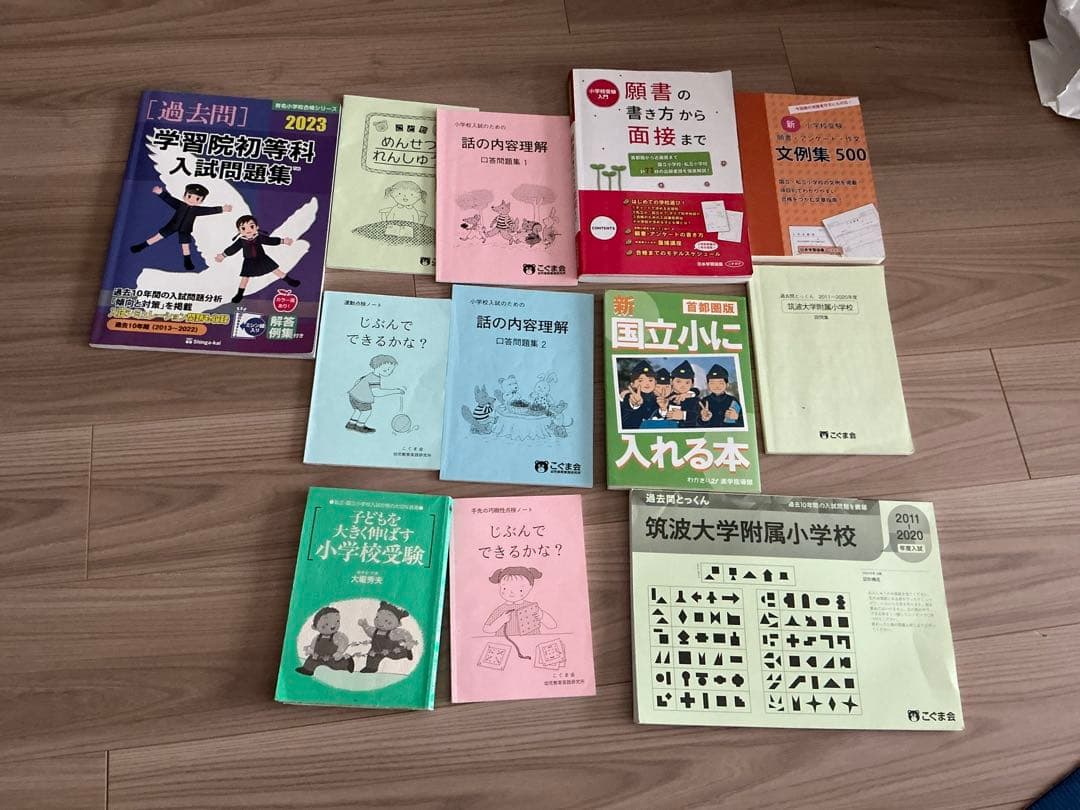 私立・ 国立小学校受験資料 まとめ売り理英会　こぐま会など